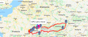 mapa de caminatas virtuales con step coach soymaratonista